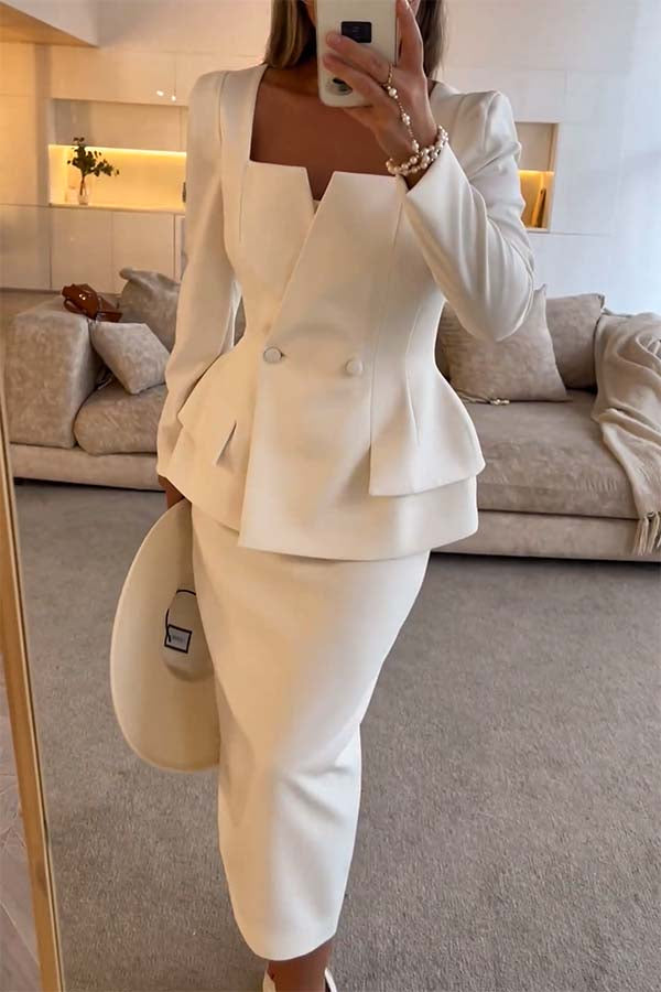 Lorven™ Blazer Ve Kalem Etek Takımı