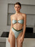 Lorven™ Straplez Kontrast Üçgen Bikini Takımı