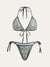 Lorven™ Desenli Halter Bikini Takımı