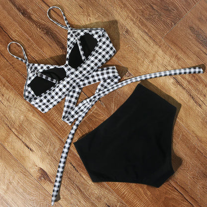 Lorven™ Yüksek Bel Çiçekli Bikini