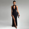Lorven™ Derin V Bölünmüş Askılı Elbise