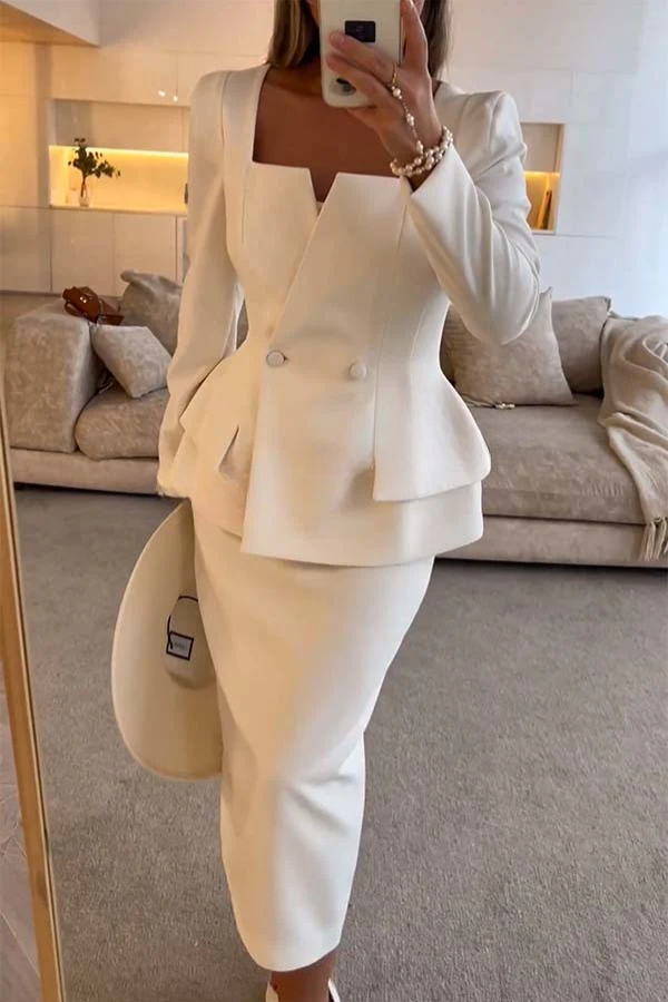 Lorven™ Blazer Ve Kalem Etek Takımı