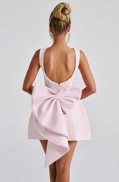 Lorven™ Carrie Mini Elbise - Allık