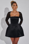 Lorven™ Dolly Mini Elbise - Siyah