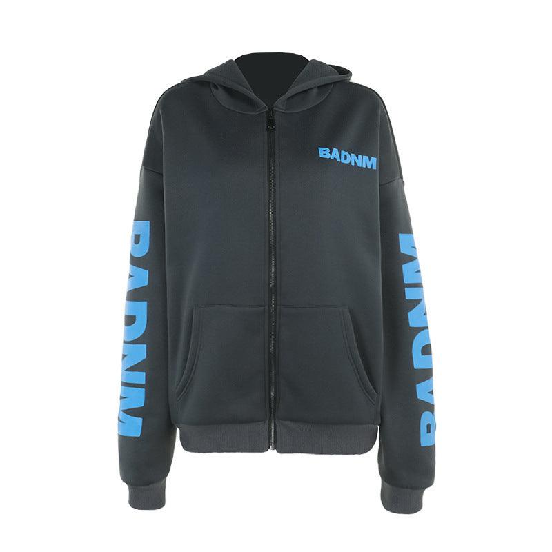Lorven™ Yazı Baskılı Sweat Mont