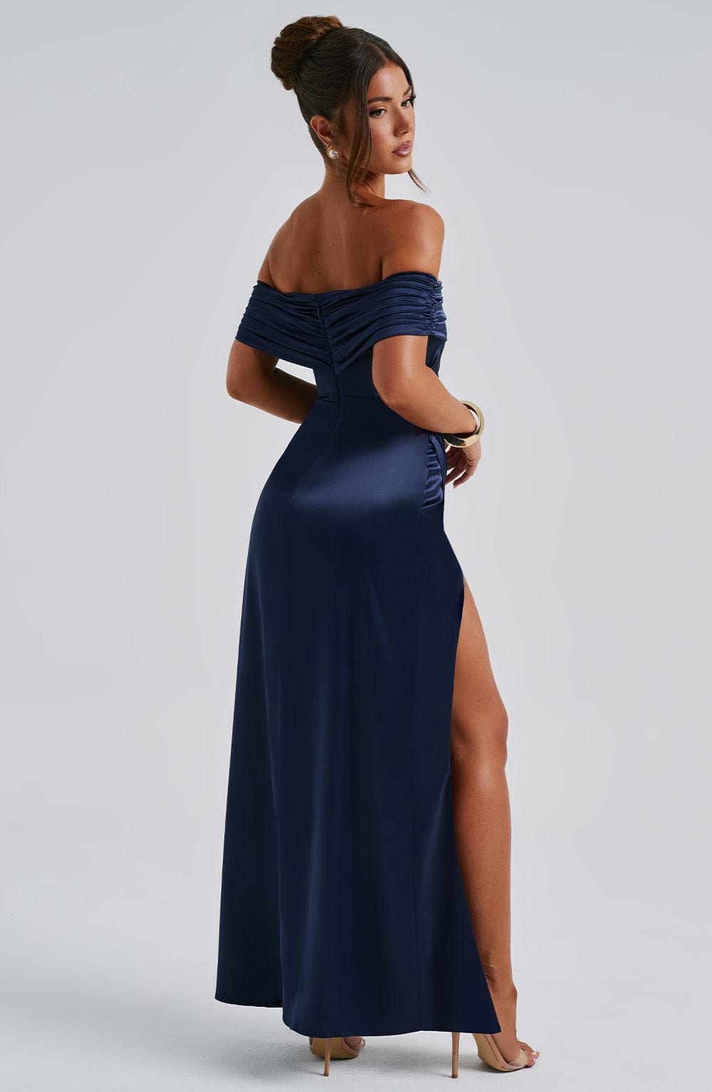 Lorven™ Gwendolyn Maxi Elbise - Lacivert