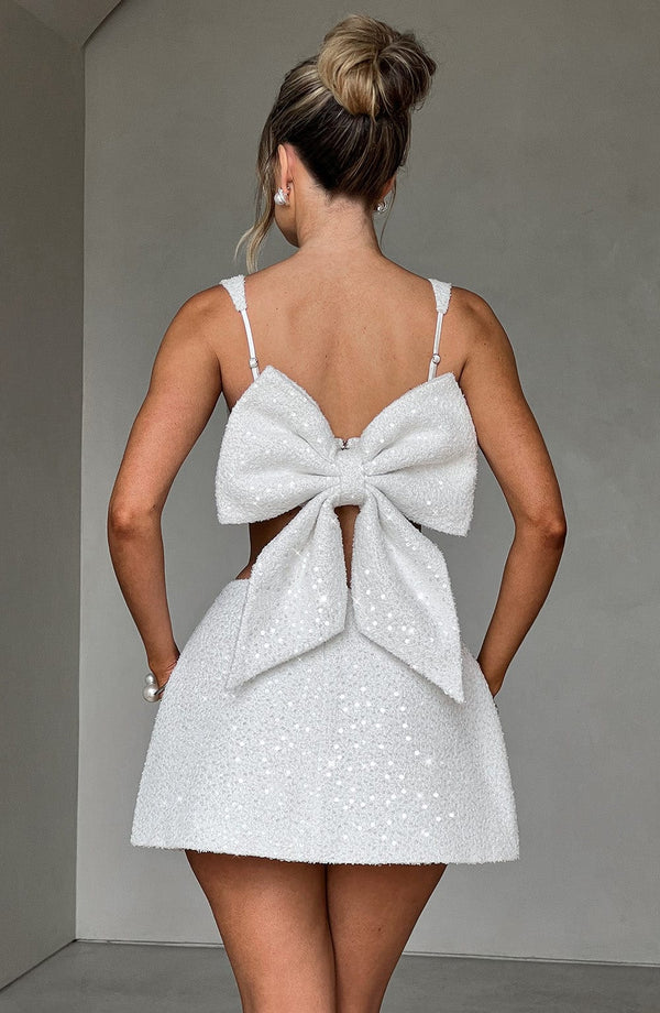 Lorven™ Kiri Mini Etek - Fildişi