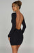 Lorven™ Liana Mini Elbise - Siyah