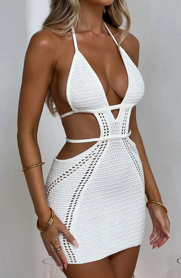 Lorven™ Örgü Mini Elbise
