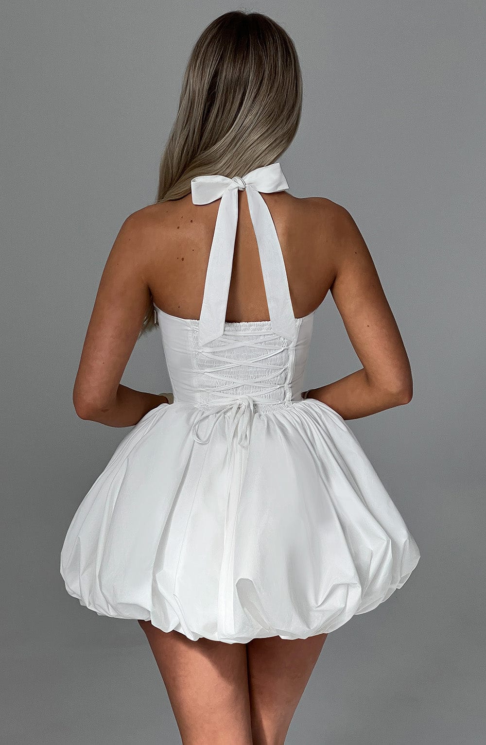 Lorven™ Maricia Mini Elbise - Fildişi