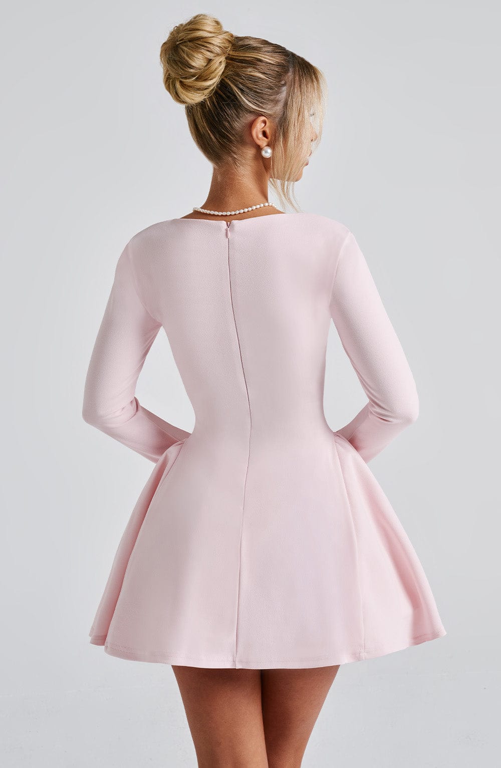 Lorven Megan Mini Elbise - Allık
