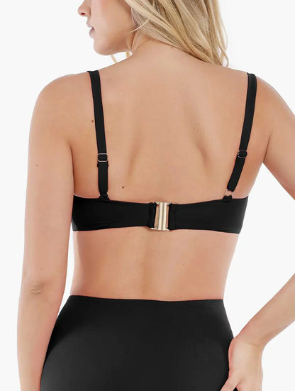 Lorven™ Şekillendirici Buruşuk Balenli Bikini Üstü