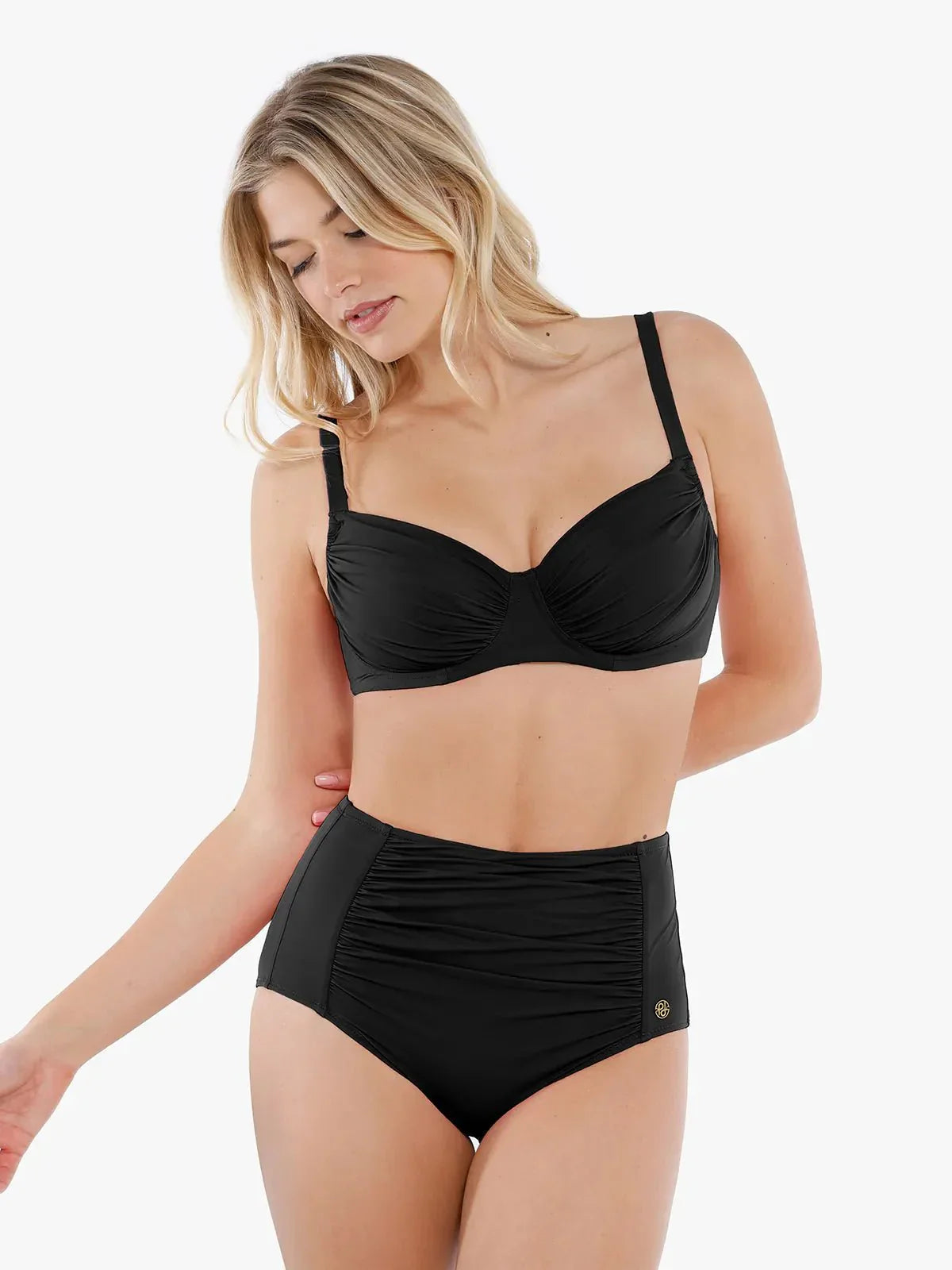 Lorven™ Şekillendirici Buruşuk Balenli Bikini Üstü