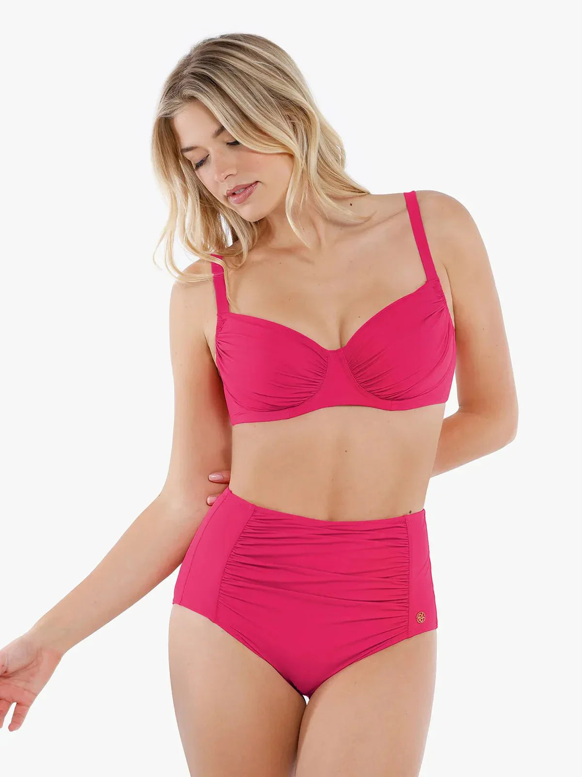 Lorven™ Şekillendirici Buruşuk Balenli Bikini Üstü
