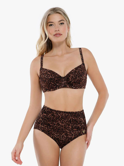 Lorven™ Şekillendirici Buruşuk Balenli Bikini Üstü