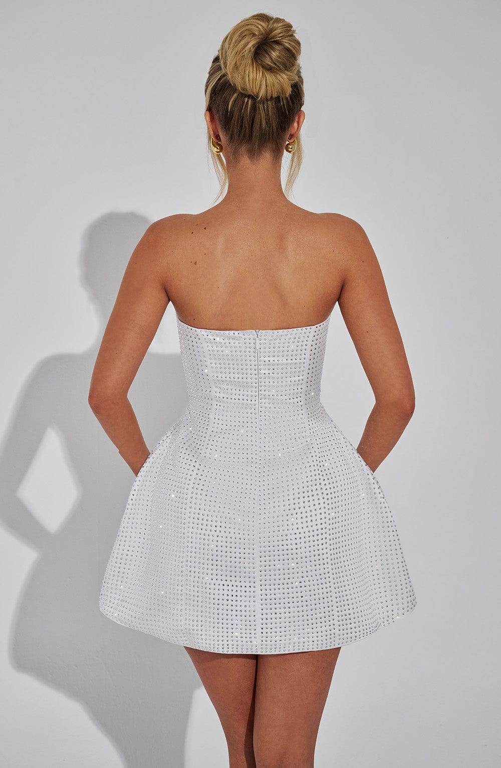 Lorven™ Paloma Mini Elbise - Fildişi