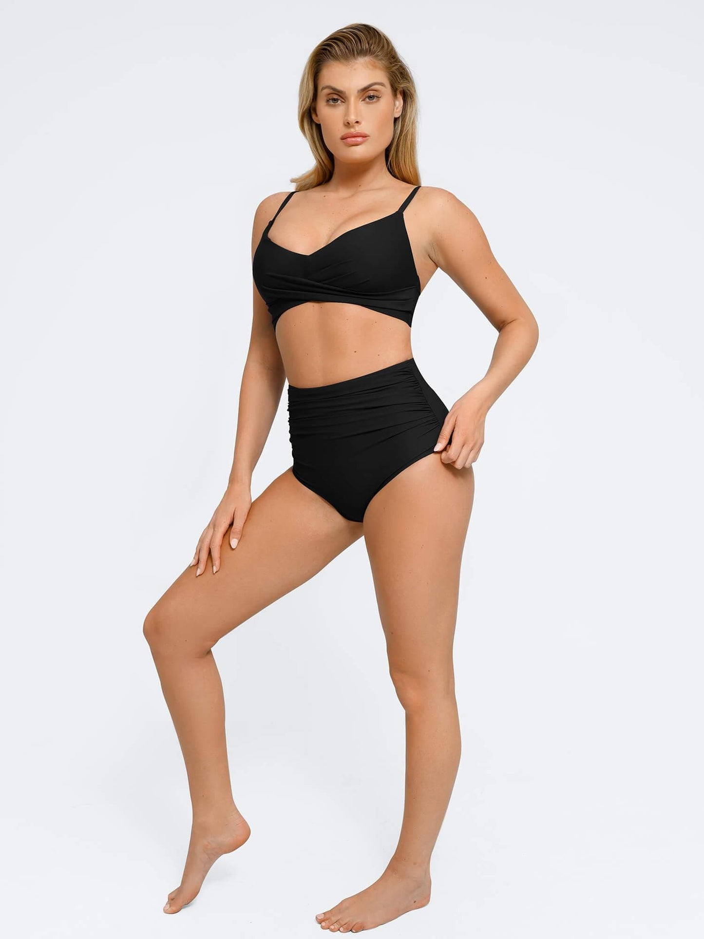 Lorven™ Şekillendirici Buruşuk Şekillendirici Bikini Üst Ve Alt Takımı