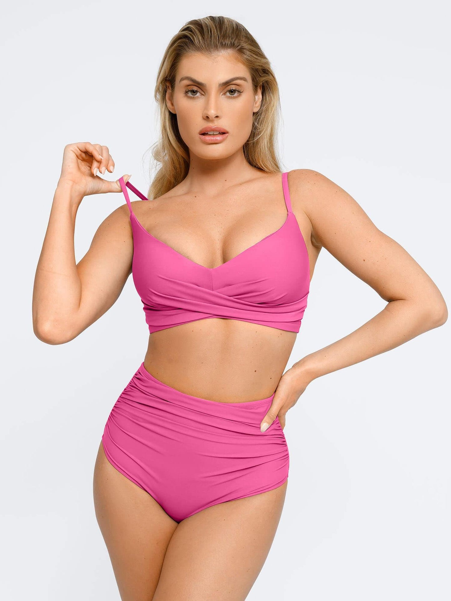 Lorven™ Şekillendirici Buruşuk Şekillendirici Bikini Üst Ve Alt Takımı