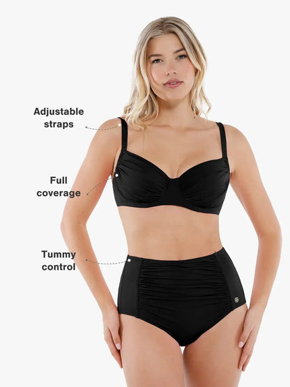 Lorven™ Şekillendirici Buruşuk Karın Kontrol Bikini Takımı