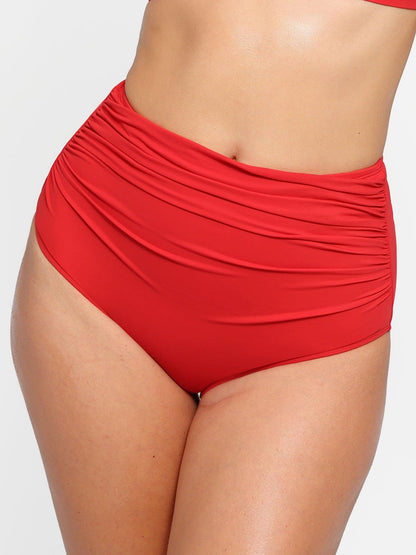 Lorven™ Şekillendirici Buruşuk Şekillendirici Bikini Üst Ve Alt Takımı