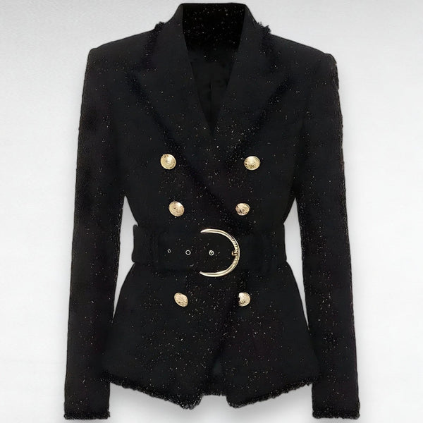 Lorven™ Molly Kuşaklı Slim Fit Blazer