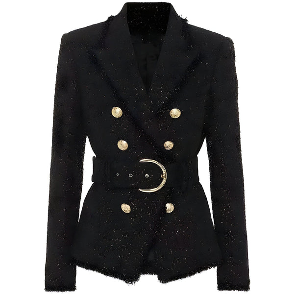 Lorven™ Molly Kuşaklı Slim Fit Blazer