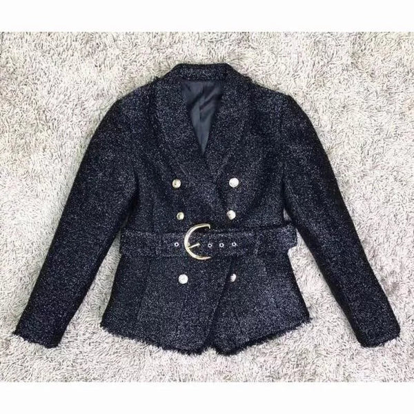 Lorven™ Molly Kuşaklı Slim Fit Blazer